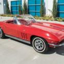 1965 Rally Red Corvette Convertible. CBS and NBC TV Car.
