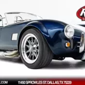 1965 Shelby Cobra  5.0 Coyote Swapped Built by Factory Five 1788 Miles Blue Coup
