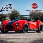 1965 Shelby Cobra Backdraft RT4 Iconic 427 480HP 10 Miles Race Red W/ Black Stri