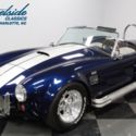 1965 Shelby Cobra Replica 880 Miles Blue Roadster 454 V8 3 Speed Automatic