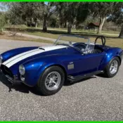 1965 Superformance MKIII Cobra 392 V8 5 speed manual Ford 8.8 independent rear