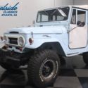 1965 Toyota FJ40 Land Cruiser 1847 Miles Light Blue SUV 6 Cylinder Manual