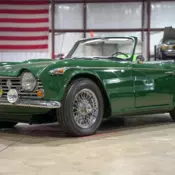 1965 Triumph TR4 A 52835 Miles British Racing Green Roadster 2.1L I4 4-Speed Man