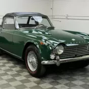1965 TRIUMPH TR4A LIVE AXLE CONVERTIBLE. BRITISH RACING GREEN. 4-SPEED OVERDRIVE
