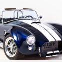 1965 USED BACKDRAFT ROADSTER 302 FORD T5 INDIGO BLUE WHITE STRIPES 1,950 MILES