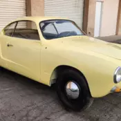 1965 Volkswagen Karmann Ghia Coupe Yellow karmann ghia