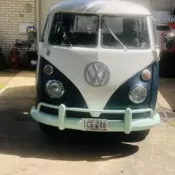 1965 Volkswagen Type 1 Van Blue two tone window van