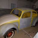 1965 VW BEETLE PROJECT CAR - 80% OF PARTS INCLUDED - NO RUST IN ORIG PANS