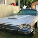 1965 White Ford Thunderbird with Vibrant Blue/Turquoise Interior Exquisite