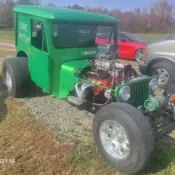 1965 Willys DJ-3A Wagon Green Chevy Pro Street