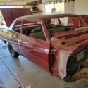 1966 biscayne 2 door post coupe “Bis-Quick” factory drag race tribute project