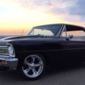 1966 Black Chevrolet Nova Hardtop (66 Chevy 2 No Post)