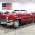 1966 Cadillac DeVille  58877 Miles Red Convertible 429 V8 3 Speed Automatic