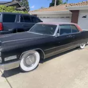 1966 Cadillac DeVille Black