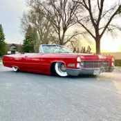 1966 Cadillac DeVille Convertible Air Ride Airlift 3P, Tru Spoke Diamond Back