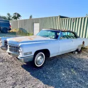 1966 Cadillac Deville Convertible Barn Find