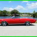 1966 Chevelle Malibu Convertible 327 V8  Automatic factory Regal Red