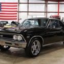 1966 Chevrolet Chevelle  1544 Miles Tuxedo Black Coupe 454 V8 Manual