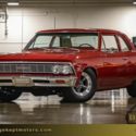 1966 Chevrolet Chevelle 300 Red Coupe 62199 62199 Miles