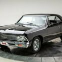 1966 Chevrolet Chevelle  383 Stroker 4 Speed Manual Coupe Ebony Black