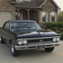 1966 CHEVROLET CHEVELLE  BLACK  396 Manual