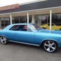 1966 Chevrolet Chevelle Marina blue 396 auto disc brakes Recent Restoration