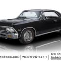 1966 Chevrolet Chevelle  Metallic Black Hardtop 496 V8 4 Speed Manual