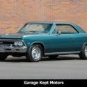 1966 Chevrolet Chevelle SS 396 Tropic Turquoise Coupe 396 V8 62900 Miles