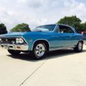 1966 Chevrolet Chevelle SS - 454CI 4BBl - 4 speed manual - Marina Blue w/ black