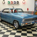 1966 Chevrolet Chevy II Marina Blue Black Interior 327ci/350hp 4-Speed, Restored