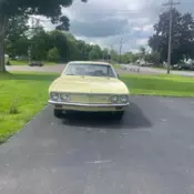 1966 Chevrolet Corvair Coupe Yellow