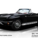 1966 Chevrolet Corvette 427 Tuxedo Black Convertible 427/425hp L72 V8 4 Speed Ma