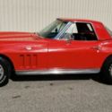 1966 CHEVROLET CORVETTE CONVERTIBLE 327/300 HP 4 SPD RALLY RED WITH BOTH TOPS
