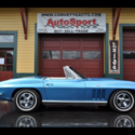 1966 Chevrolet Corvette Nassau Blue/Blue-White #&#039;s Matching Conv RARE! 49028 Mil
