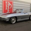 1966 Chevrolet Corvette RestoMod Convertible 0 Miles Silver Metallic & Burgundy