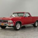 1966 Chevrolet El Camino  89897 Miles Regal Red Pickup Truck 327ci 3-Spd Turbo 4