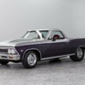 1966 Chevrolet El Camino  9736 Miles Purple/Silver Pickup Truck 350ci 350 Turbo