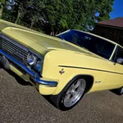 1966 Chevrolet Impala Coupe Yellow SS