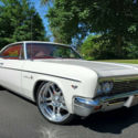 1966 Chevrolet Impala Ermine White w/ Red Int 5.3 Vortec V8 4L60E AT AC 4WPDB PS