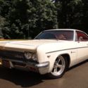 1966 Chevrolet Impala White w/ Red Interior 283 V8 3-Speed Manual w/ Pwr Str