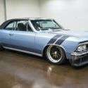 1966 Chevrolet Malibu PRO-TOURING 5506 Miles BLUE Coupe 418ci LS3 V8 650HP 6-Spe