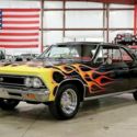 1966 Chevrolet Malibu SS 32774 Miles Black/Flames Coupe 350ci V8 Automatic