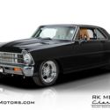 1966 Chevrolet Nova  Black Hardtop 572 V8 3 Speed Automatic