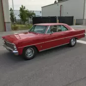 1966 Chevrolet Nova Sport Coupe Numbers Matching L79 4 speed Rare Head Rest Fawn
