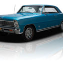 1966 Chevrolet Nova SS 67,849 Miles Marina Blue Hardtop 327 V8 L79 4 Speed Manua