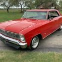 1966 Chevrolet Nova Super Sport 6 Miles Regal Red Hardtop 350 Automatic