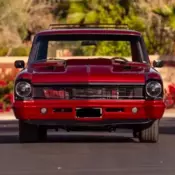 1966 Chevrolet Nova Wagon Red