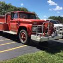 1966 Chevy C 60 Fire Truck Pumper 8100 Actual Miles Zero Rust Original 327 Cool