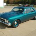 1966 Chevy Chevelle 2 Dooor Sedan Restored Resto-Rod Tahoe Turquoise Green Nice!