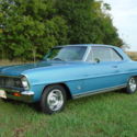 1966 CHEVY II NOVA SS &#034;118&#034; CAR - 327 - MARINA BLUE - BLUE BUCKET SEAT INTERIOR